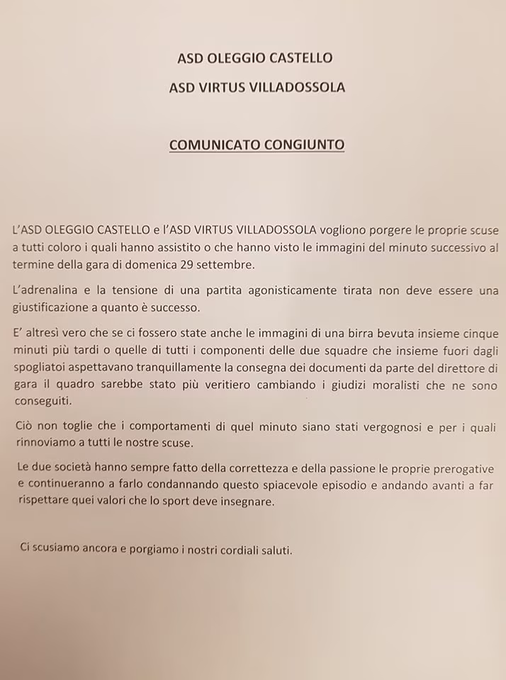 Comunicato