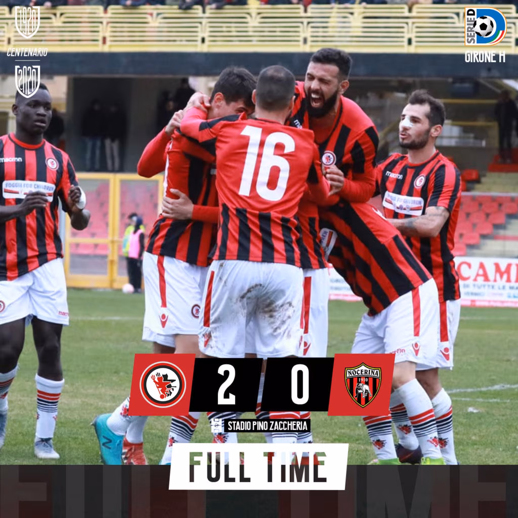 Serie D, è trionfo Foggia: 2-0 alla Nocerina