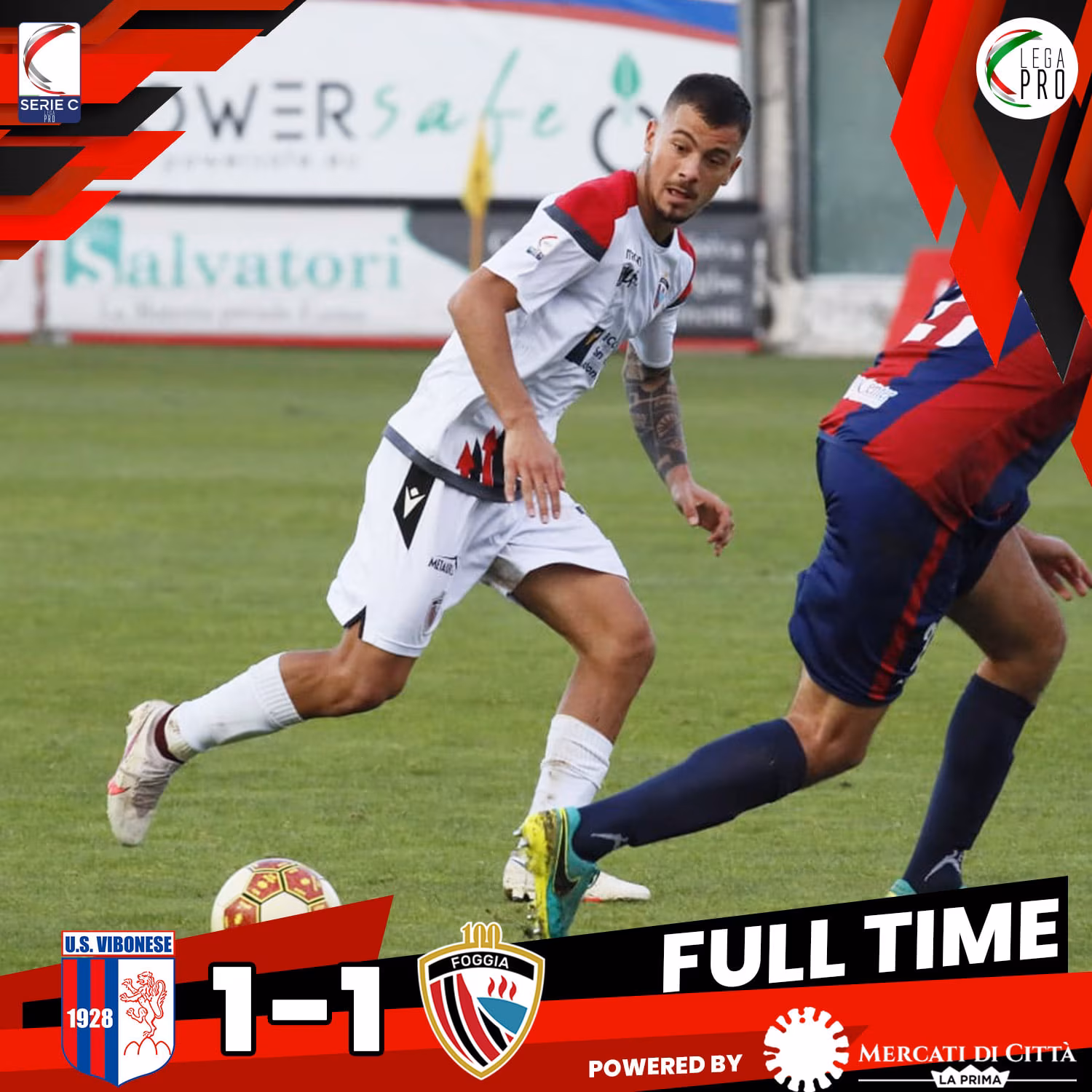 Vibonese-Foggia 1-1