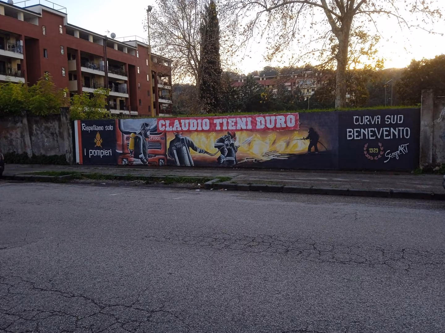 Curva Sud Benevento Claudio D'Ascanio