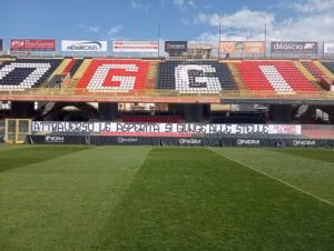 Striscione Foggia Zaccheria