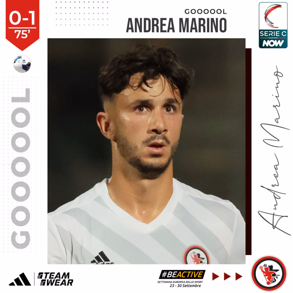 Catania-Foggia 0-1 Marino