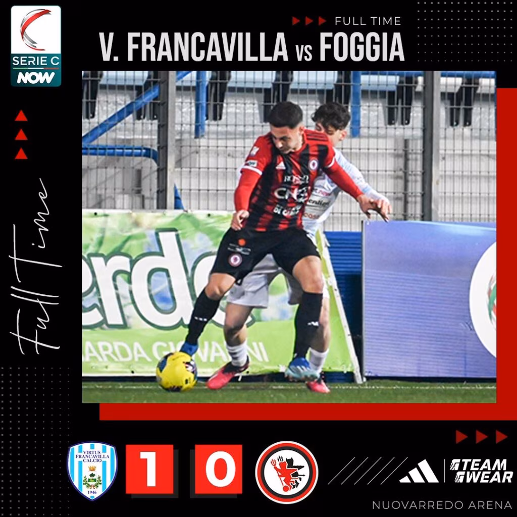 Virtus Francavilla-Foggia 1-0