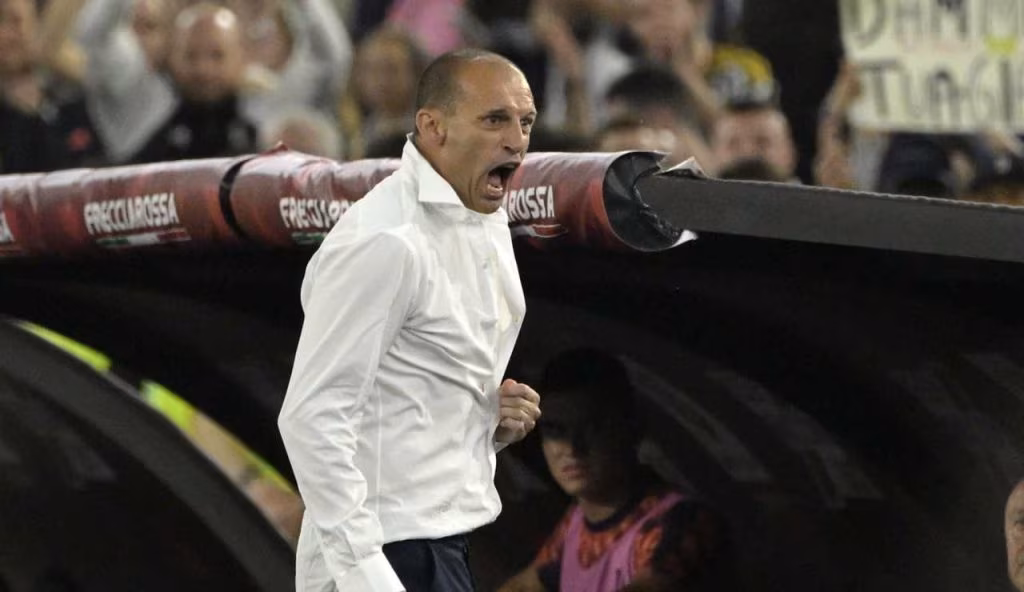 Allegri durante una partita (LaPresse FOTO) - lagoleada.it