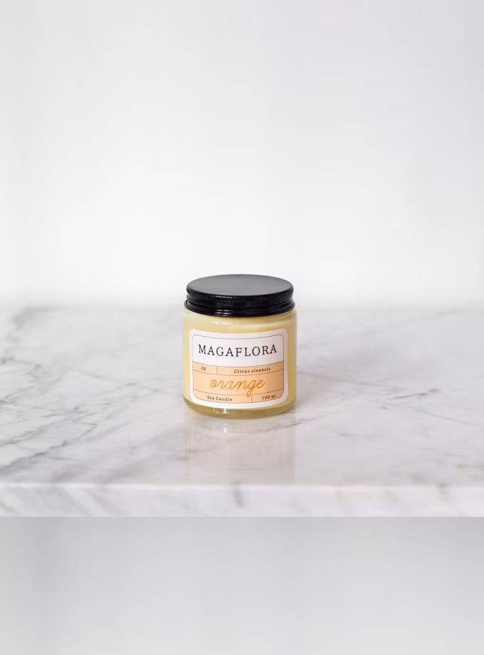 Orange Soya Wax Mum