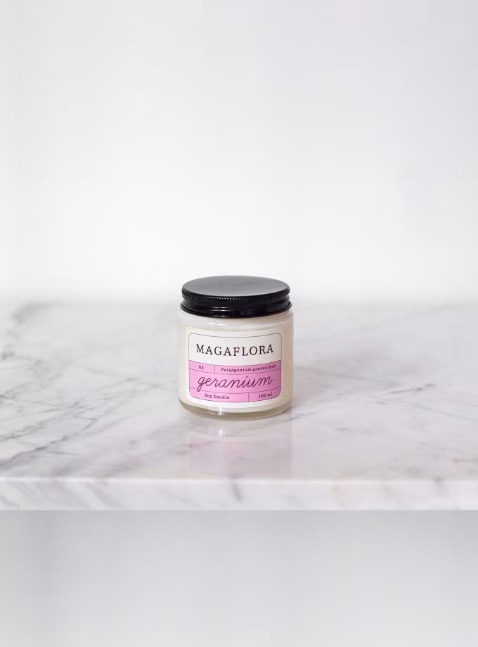 Geranium Soya Wax Mum