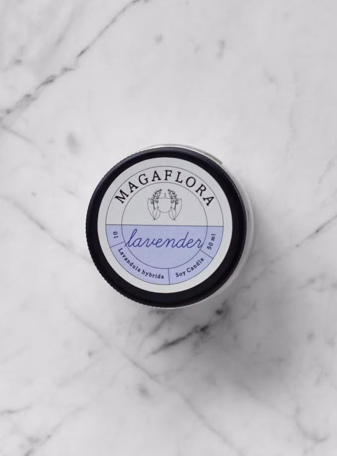 Lavender Soya Wax Mum