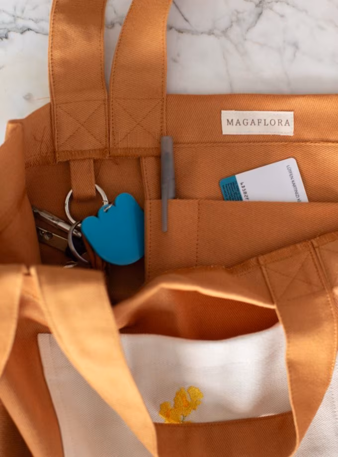 Nakışlı Alışveriş Çantaları- MİMOZA