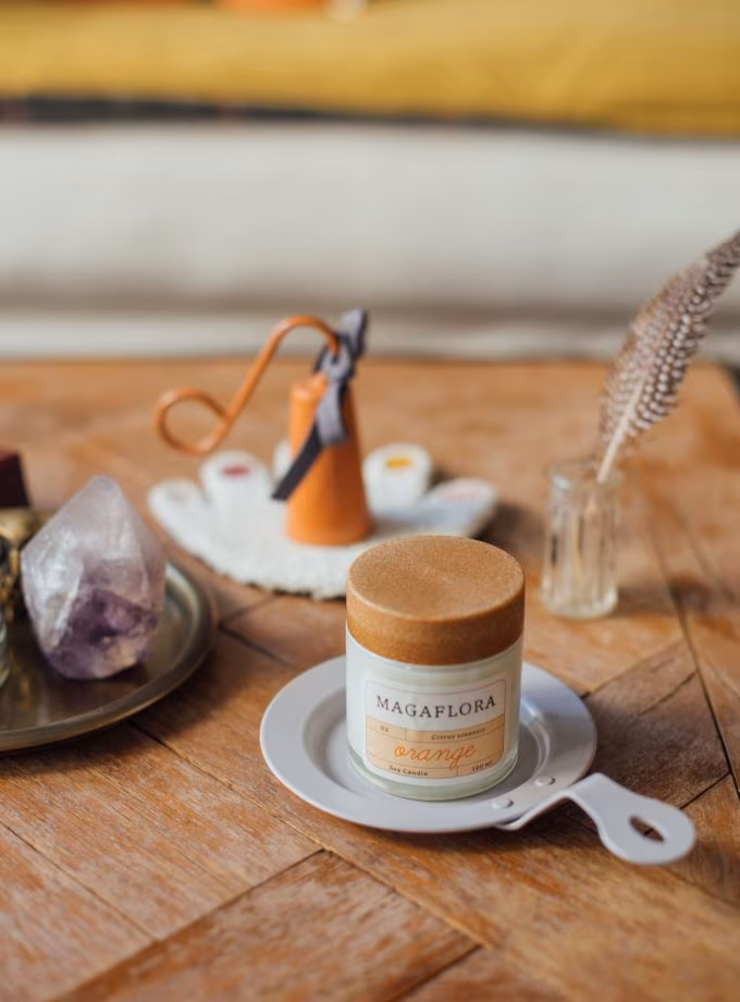 Kulplu Renkli Mumve Tütsü Tabakları