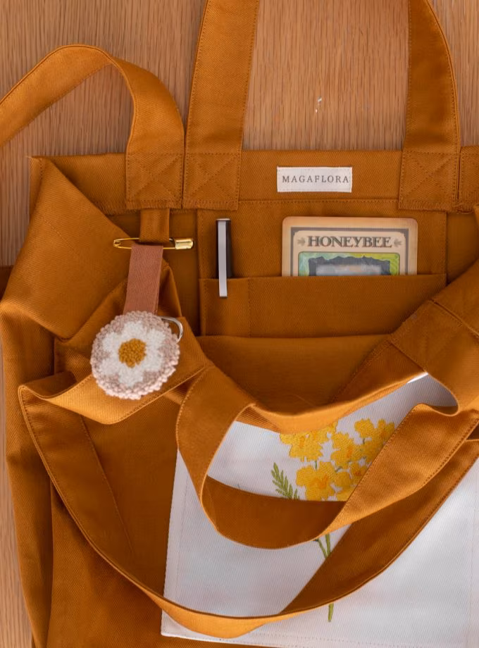 Nakışlı Alışveriş Çantaları- MİMOZA