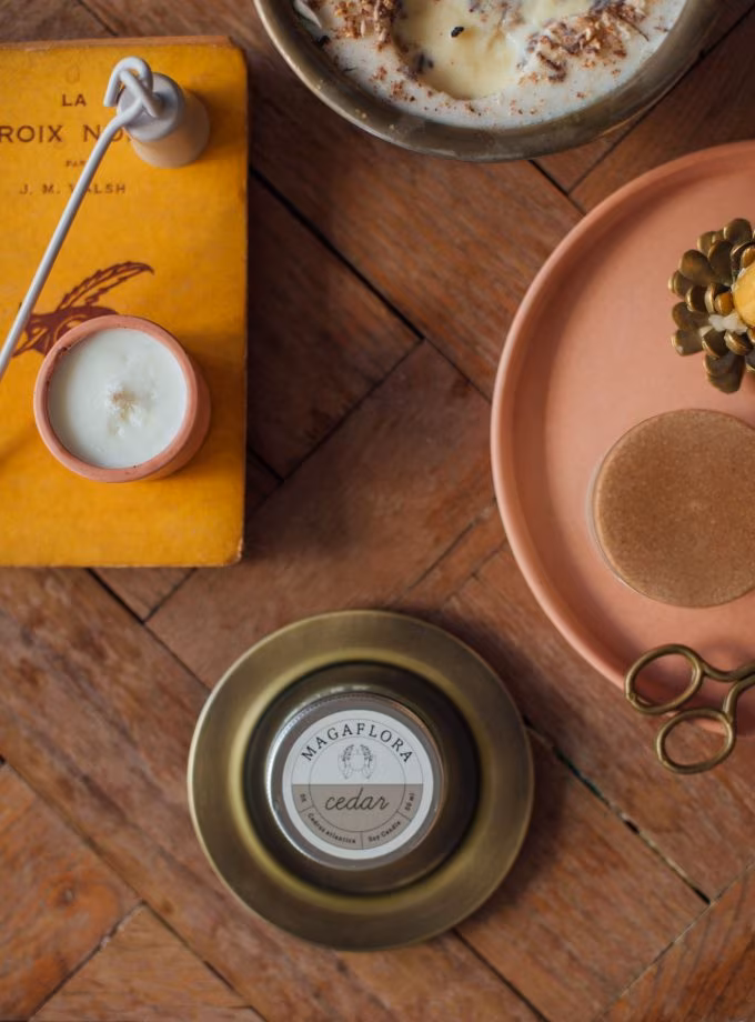 Okside Pirinç Mum ve Tütsü Tabakları