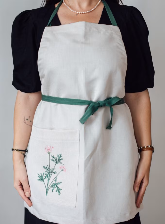 İpli Mutfak Önlüğü