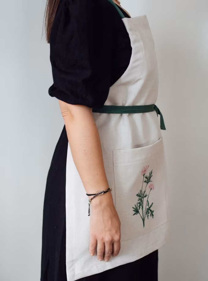 İpli Mutfak Önlüğü