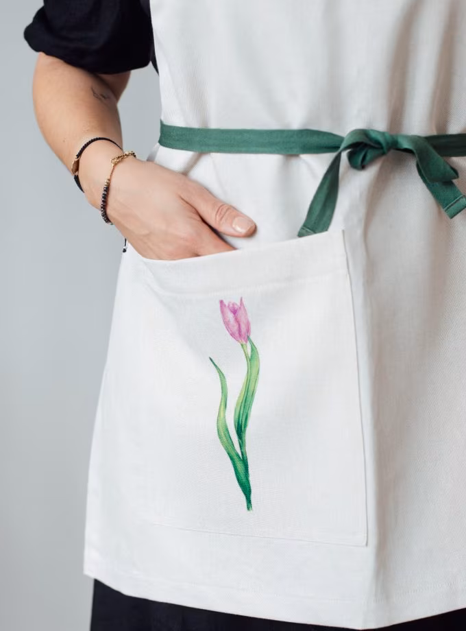 İpli Mutfak Önlüğü