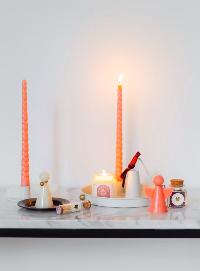 Balmumu Burgu Şamdan Mumu