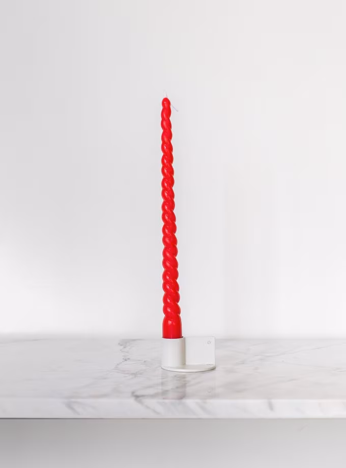 Balmumu Burgu Şamdan Mumu