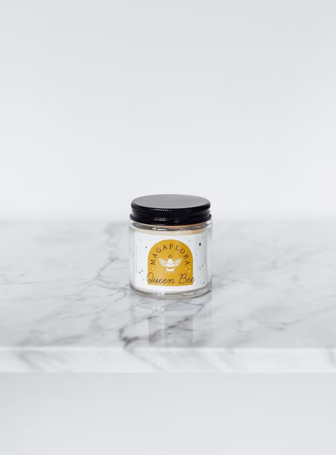 Queen Bee Balmumu ve Hindistancevizi Yağlı Mum