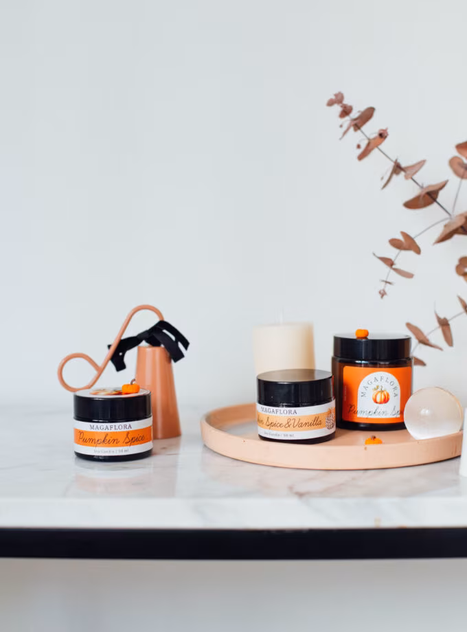 Pumpkin Spice & Vanilla Soya Wax Mum