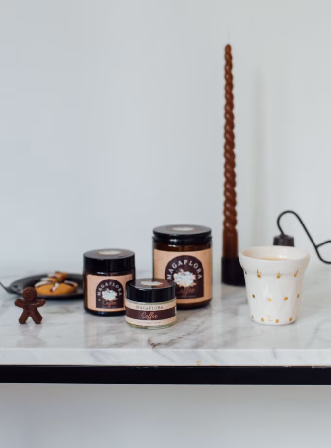 Yeni Yıl Coffee Soya Wax Mum