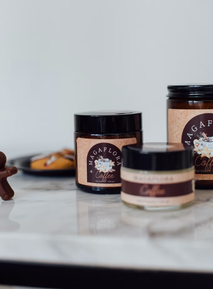 Yeni Yıl Coffee Soya Wax Mum