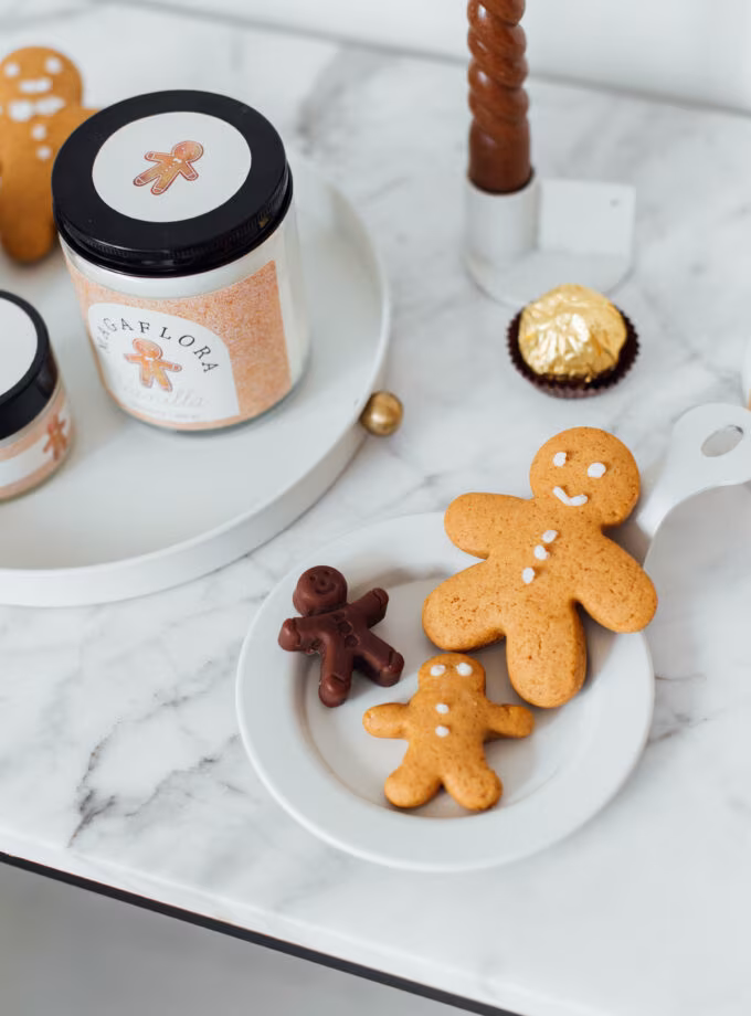 Yeni Yıl Vanilla Soya Wax Mum