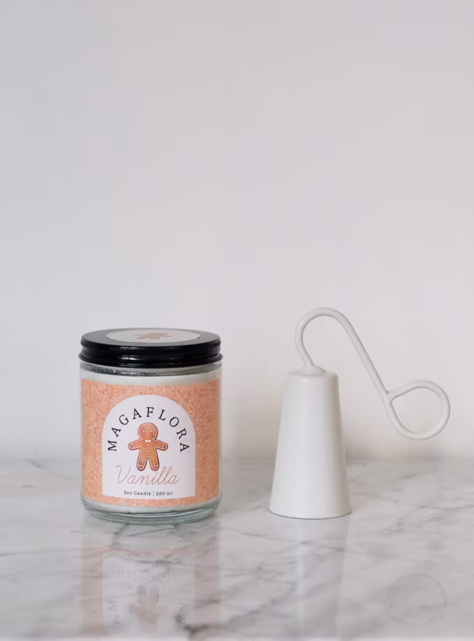 Yeni Yıl İkilisi 250 ML Mum ve Krem Mum Söndürücü