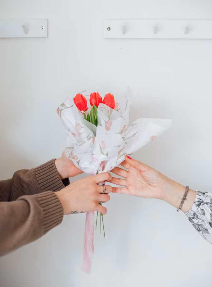 Balmumu Buket Lale Mum