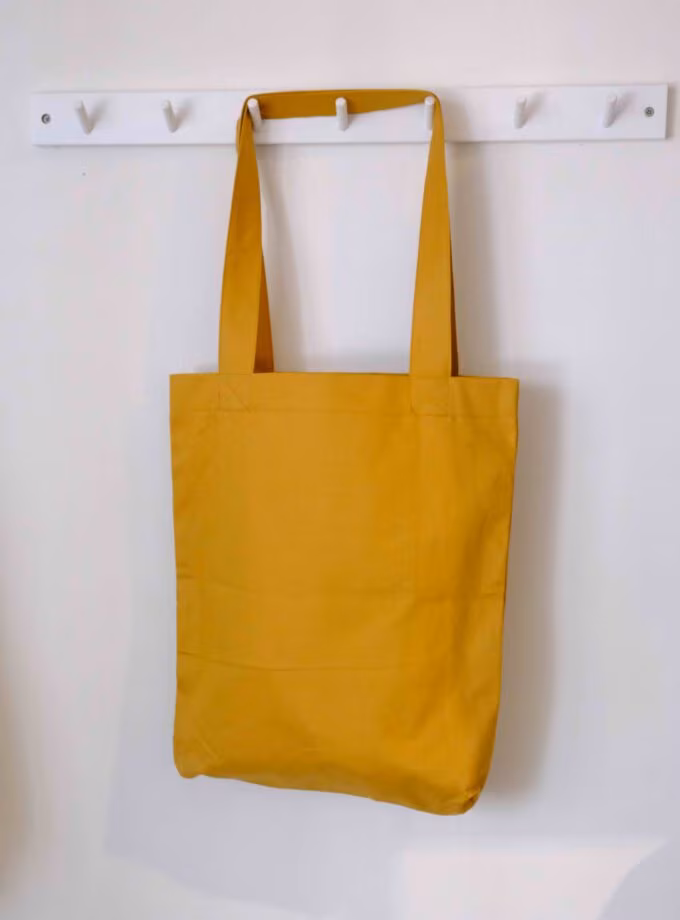 Nakış Şeritli Alışveriş Çantası