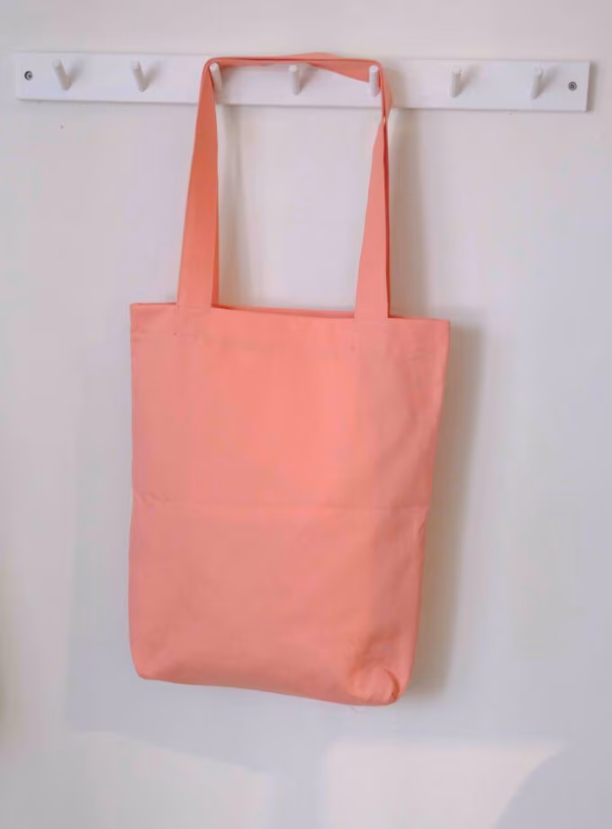 Nakış Şeritli Alışveriş Çantası