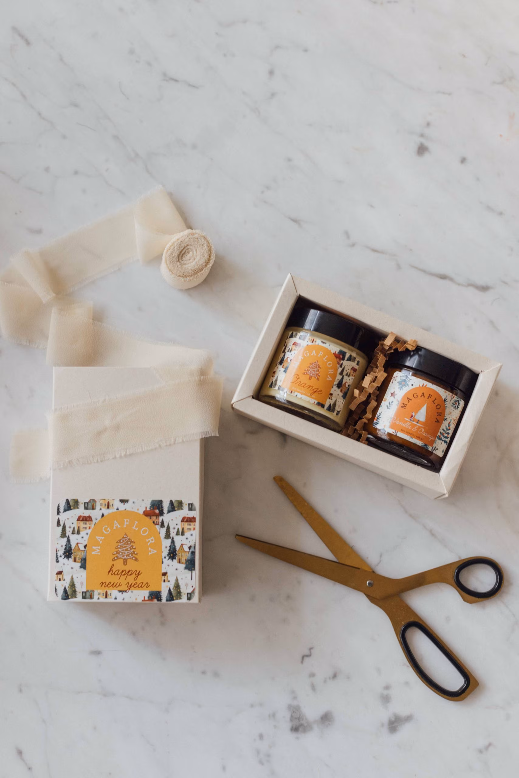 Yeni Yıl Mum İkili Hediye Seti - Görsel 3