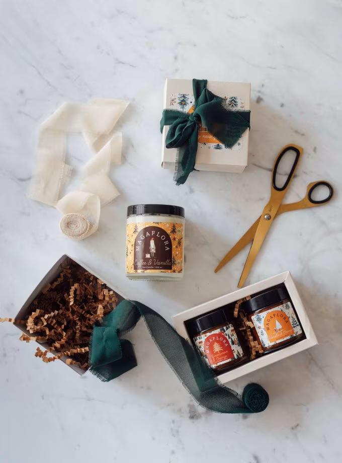 Yeni Yıl Mum İkili Hediye Seti