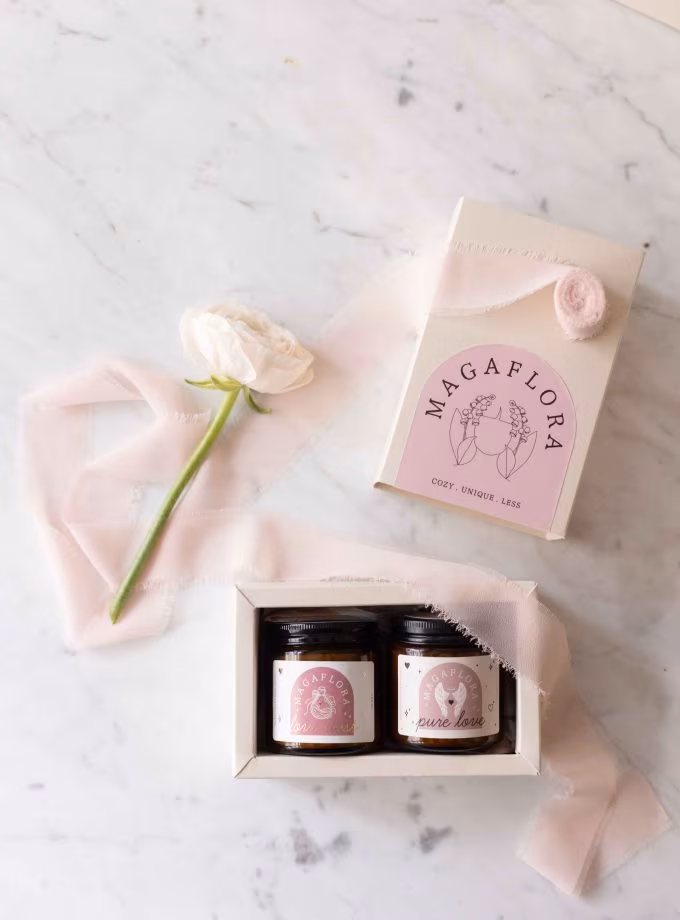 Pure Love & Love Dust İkili Mum Seti