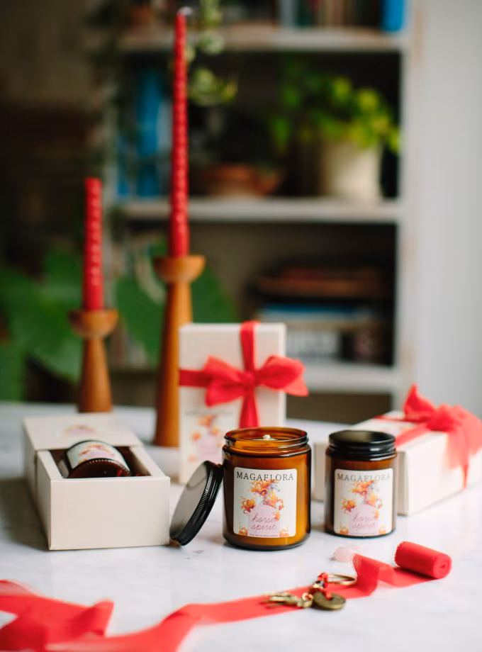 Horse Spirit Aromaterapik Mum – Fire Horse Year Ritual Candle