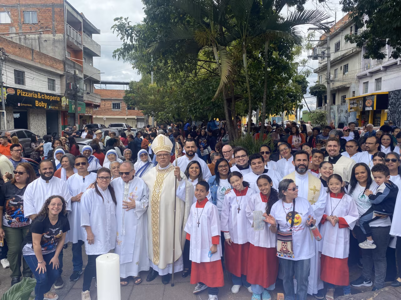 Dom Carlos Silva realiza visita pastoral à Paróquia Bom Pastor - Jornal O São Paulo