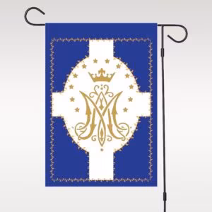 The Blessed Mother Mary garden flag
