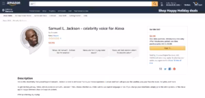 La skill per Alexa di Samuel L. Jackson