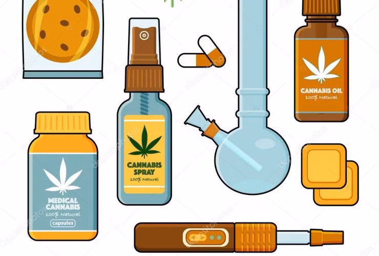 Alcuni prodotti che contengono cannabis (Depositphotos)