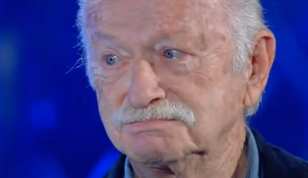 Gino Paoli emozionato (Rai - youtube screenshot)