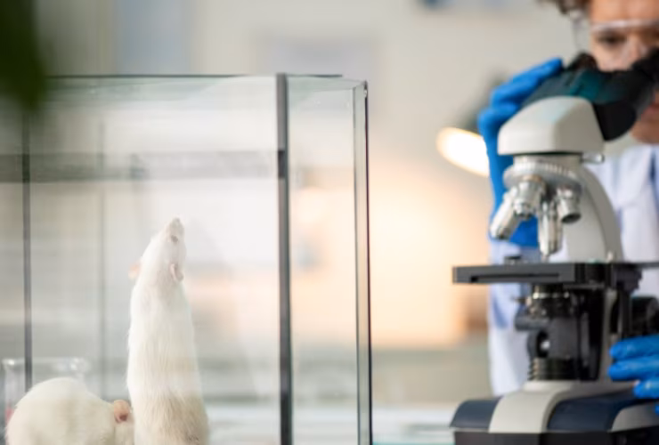 Illustrazione di un esperimento con i topi (Canva FOTO) - biomedicalcue.it
