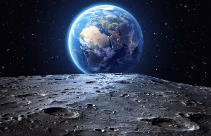 Superficie della Luna (Depositphotos foto) - www.biomedicalcue.it