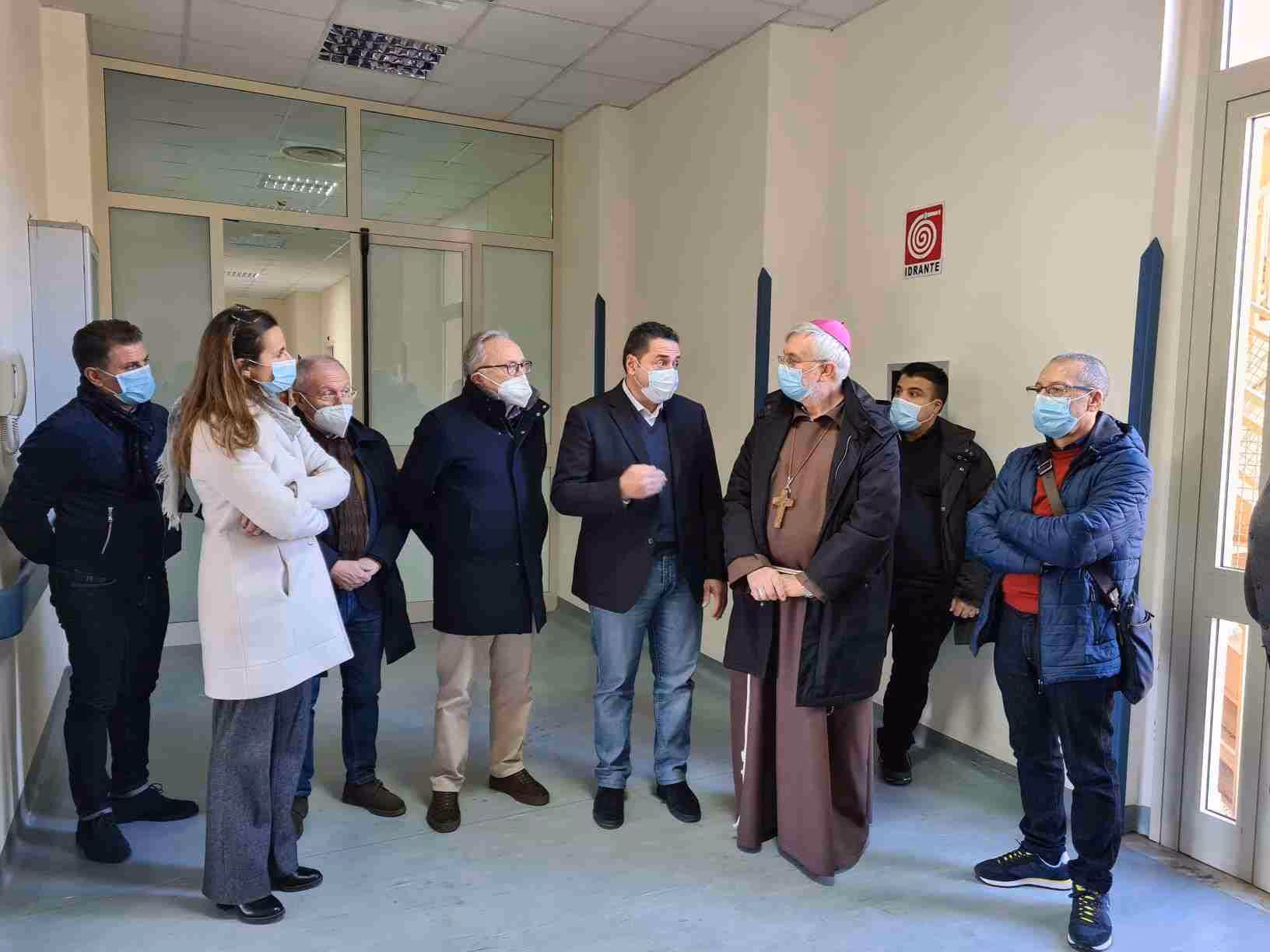 Il Vescovo di Caltagirone agli ospiti della REMS