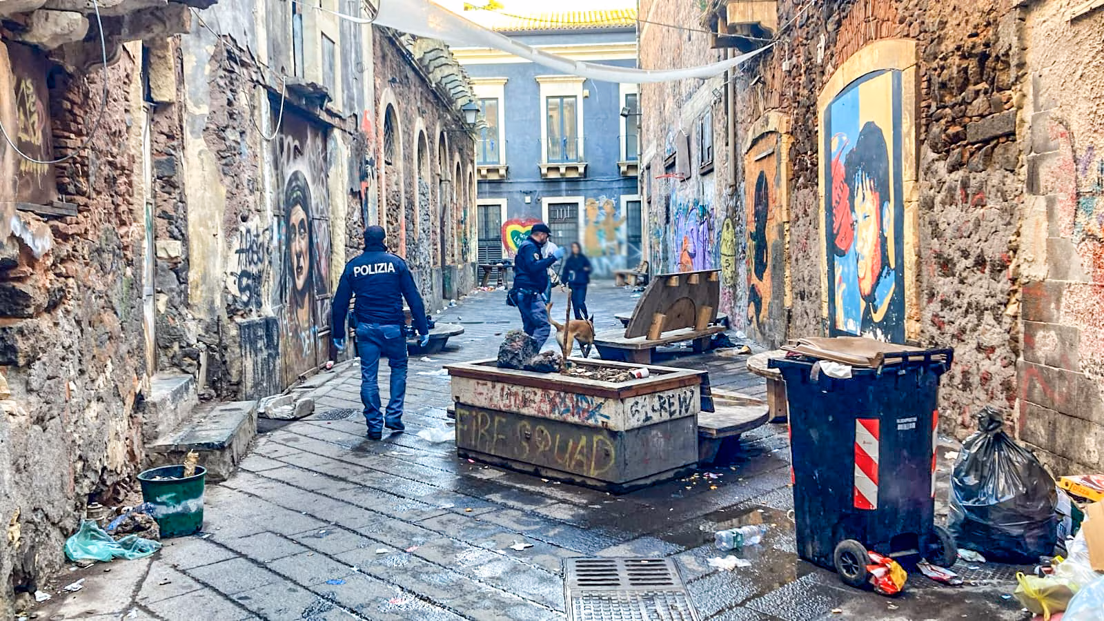 A San Berillo controlli rafforzati della Polizia di Stato