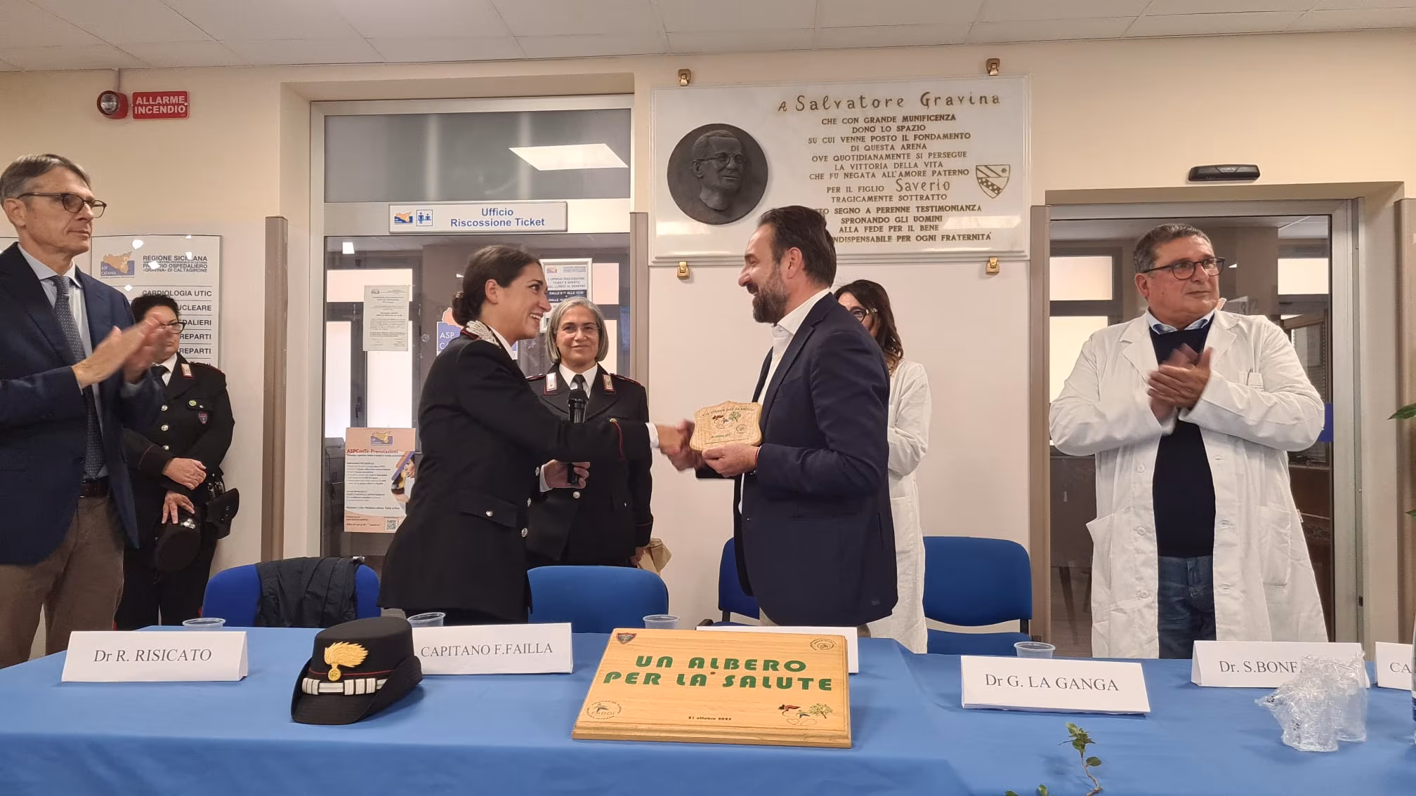 Caltagirone, tre querce per la salute al “Gravina”