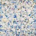 CENTOQUARANTAQUATTRO VOLTE ADESSO - Tecnica mista su juta cm 140x140 - Feofeo 2016