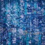 FUTURO - Tecnica mista su juta cm 100x100 - Feofeo 2014