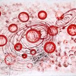 Feofeo, 2017 - RETURN TO RED - Tecnica mista su carta cm 56 x 76