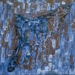 L'APOCALISSE - Tecnica mista su juta cm 110x130 - Feofeo 2012