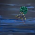 STONEHENGE - Tecnica mista su tela cm 100x100 - Feofeo 2011