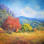 Entroterra, acrilico su tela cm 100x80