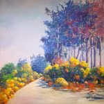 La strada del vento, acrilico su tela cm 70x70